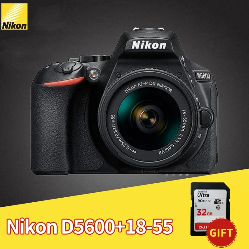 Nikon D5600 DSLR Camera with 18-55mm Lens