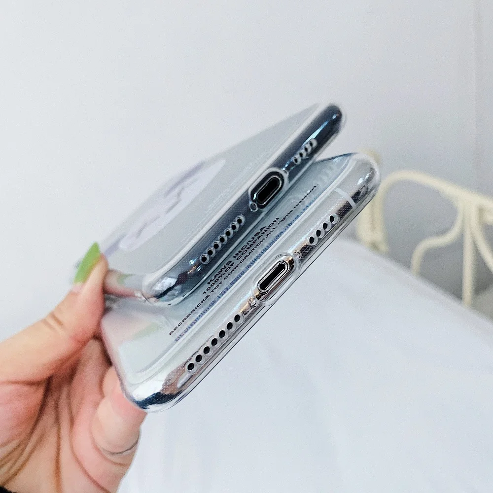 Прозрачный чехол с медведем для Huawei P30 Pro lite Nova 4 4e Mate 20 Honor мягкий силиконовый