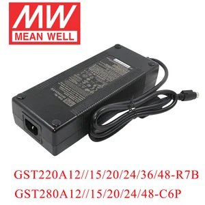 MEAN WELL GST220A12-R7B Industrial Power Adapter GST280A12-C6P 220W 280W 12V 24V Charger Meanwell Switching Power Supply Unit