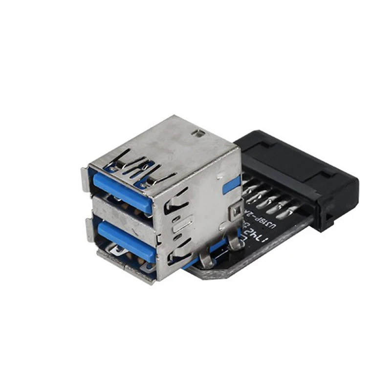 10 шт./лот материнская плата 20/19pin к двойному USB 3 0 A Тип гнездовой разъем адаптера PCBA