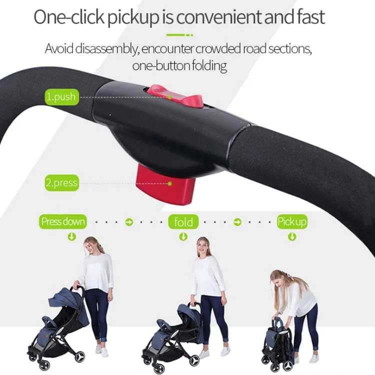 Легкая складывающаяся детская коляска с зонтиком переносная 16 Бесплатная