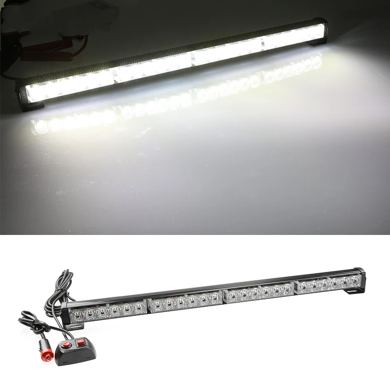 Автомобильный светодиодный светильник бар 12 В 24 Вт вспышка-стробоскоп для