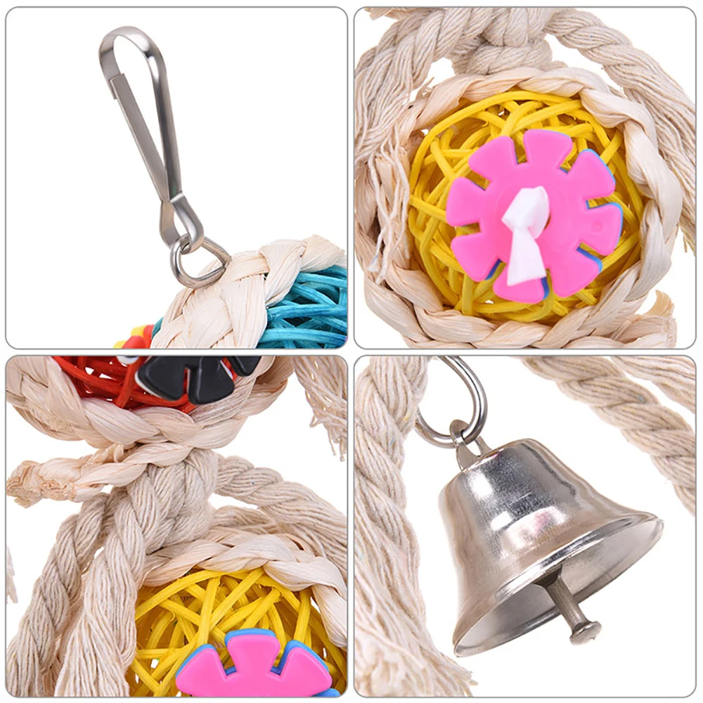 8 видов стилей игрушки попугаи деревянные птицы стоящая Жевательная стойка шарик