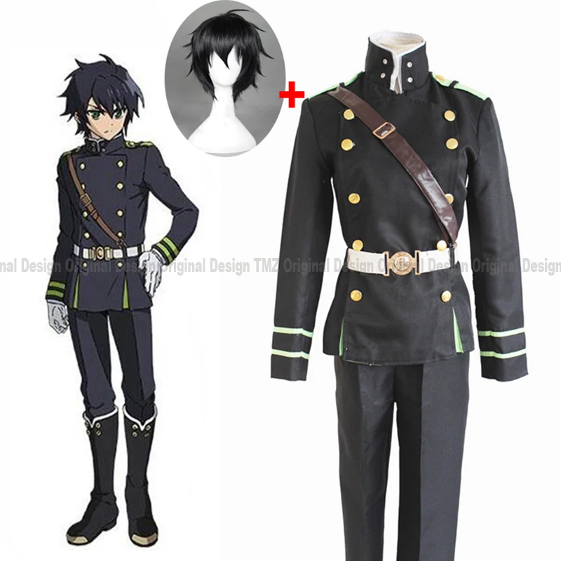 Аниме сераф финала Yuichiro Hyakuya Косплей Военная Униформа Owari No Seraph косплей костюмы
