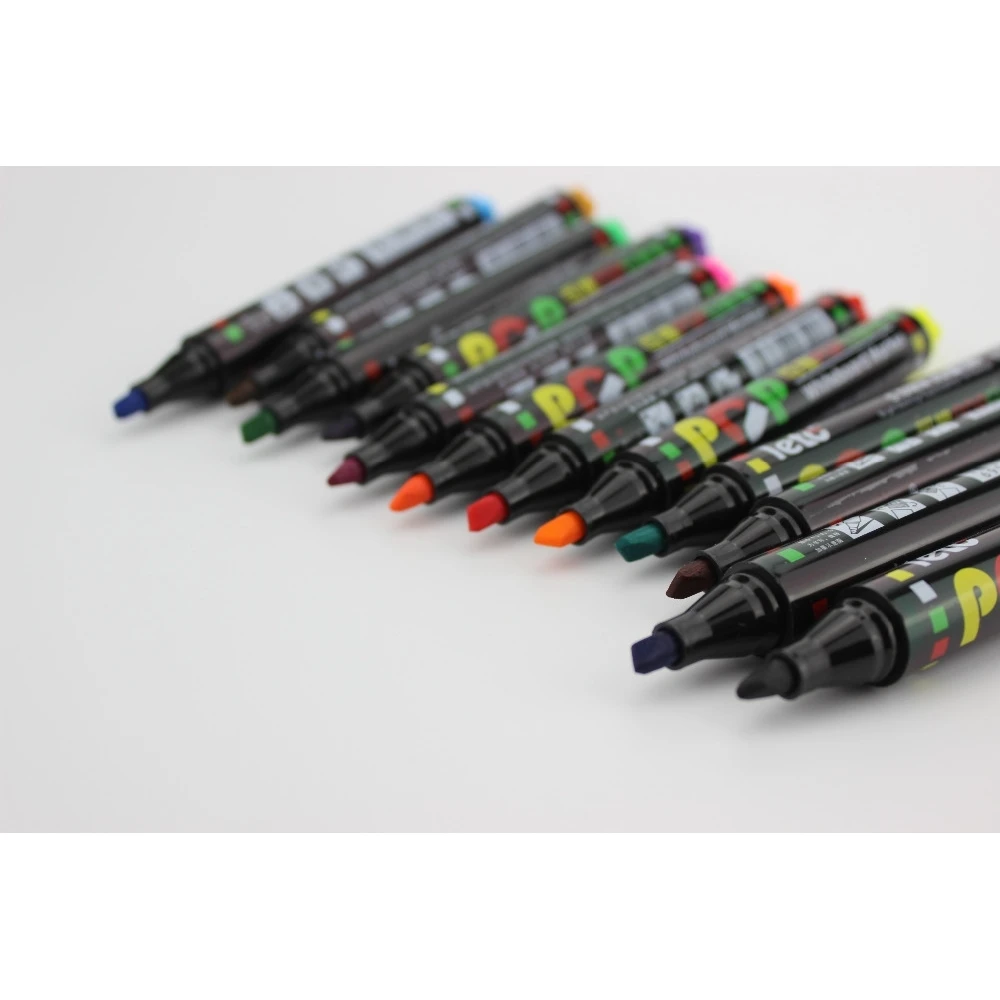 12 цветов 5 мм для рукописного письма плакат баннер поп-этикетки маркер белой