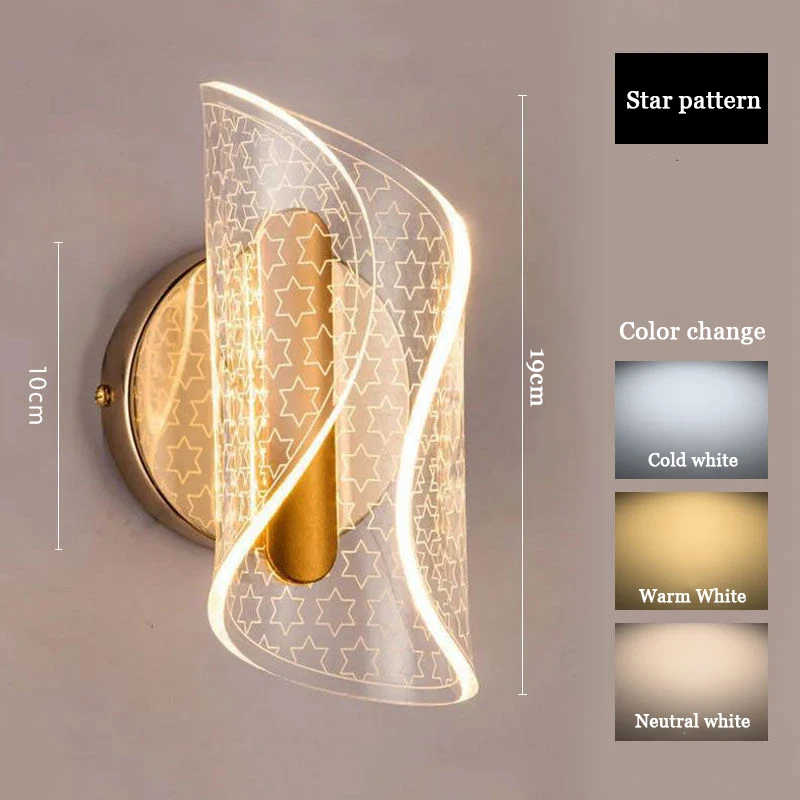 Современная светильник стенный настольный светильник для гостиной, спальни, столовой, коридора, арочного коридора, украшение литературного искусства.