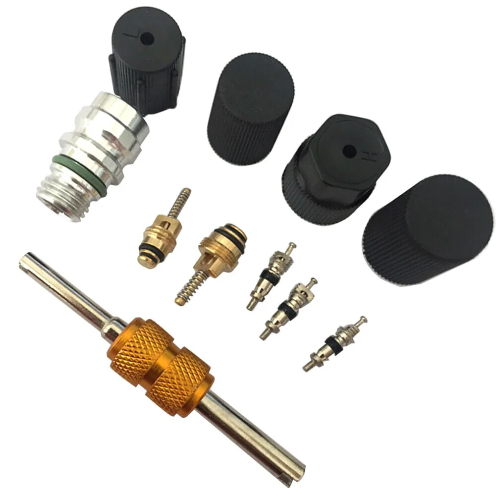 

R134a Air Conditioning Car Auto Valve Core A/C System Caps Service Remover Automotive Air Conditioning Wholesale Quick delivery