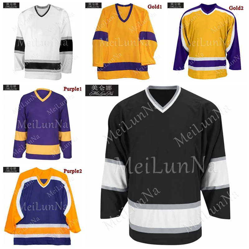

Camisa de hquei de ouro roxo retro de marcel dionne luc robitaille los angeles
