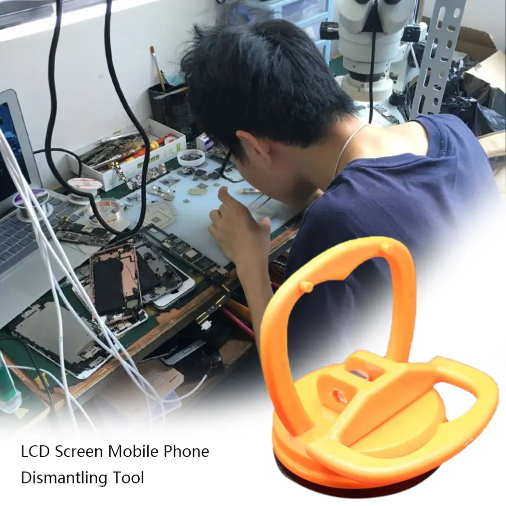 ЖК-экран открывающиеся плоскогубцы с присоской для мобильного телефона