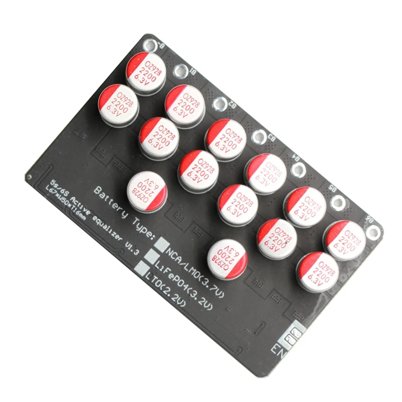 Balancer 5A 6S LiFePo4 Li-Ion Ver Battery Active Equalizer Energy Transfer Board Balance | Электроника