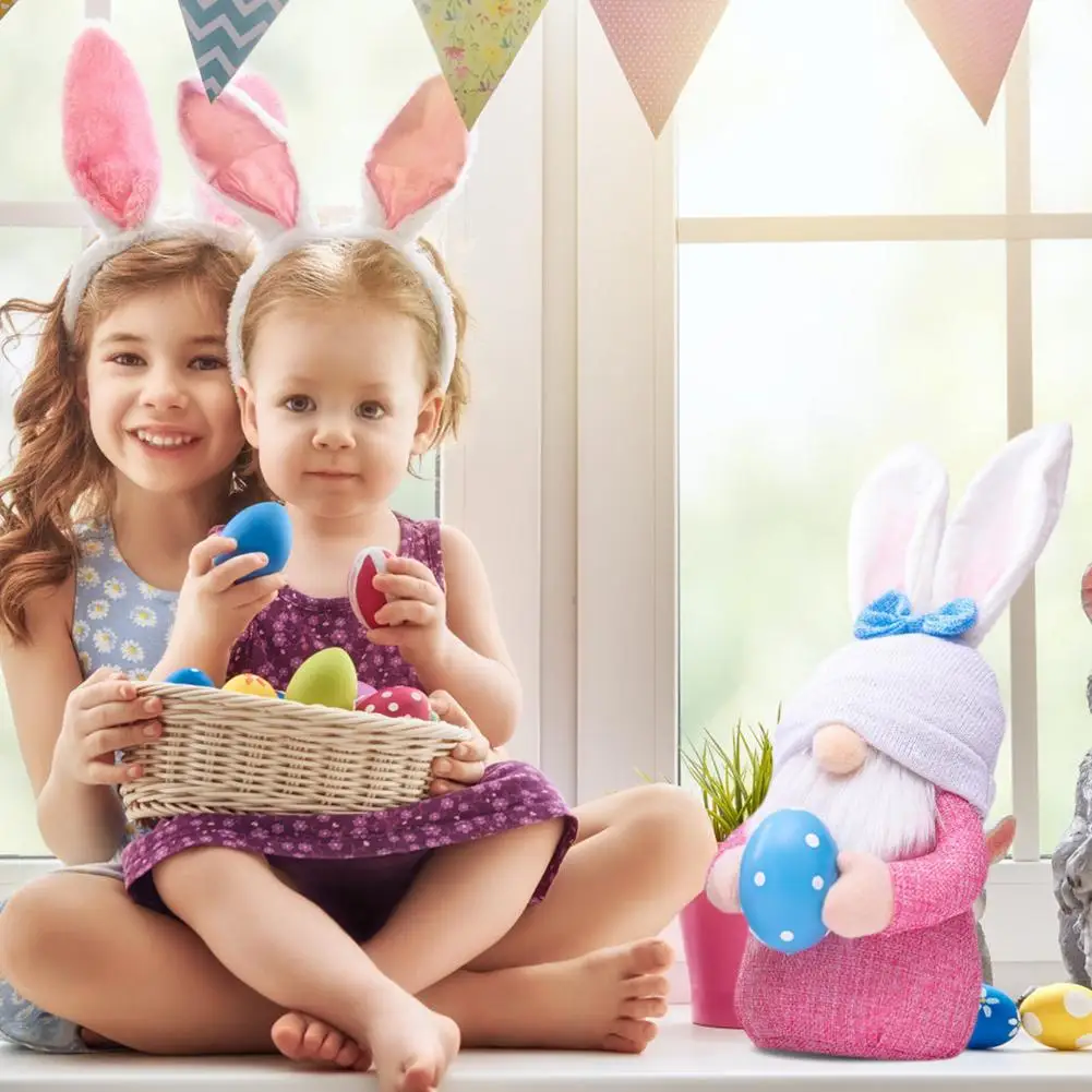 Пасхальные гномы украшения ручной работы Пасхальный кролик гном мистер и миссис