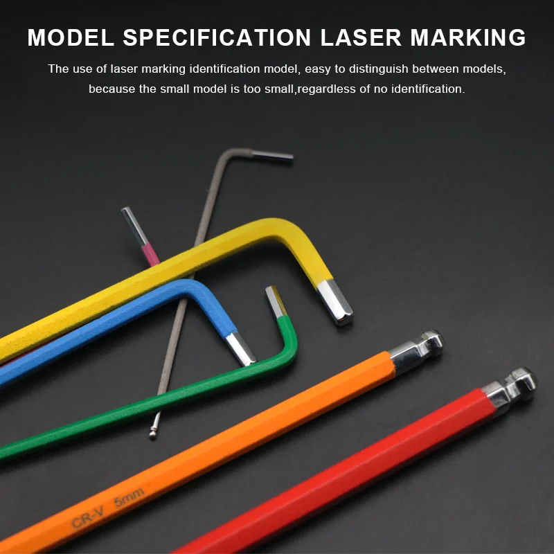 Набор универсальных шестигранных ключей комплект из 7 предметов с наконечником