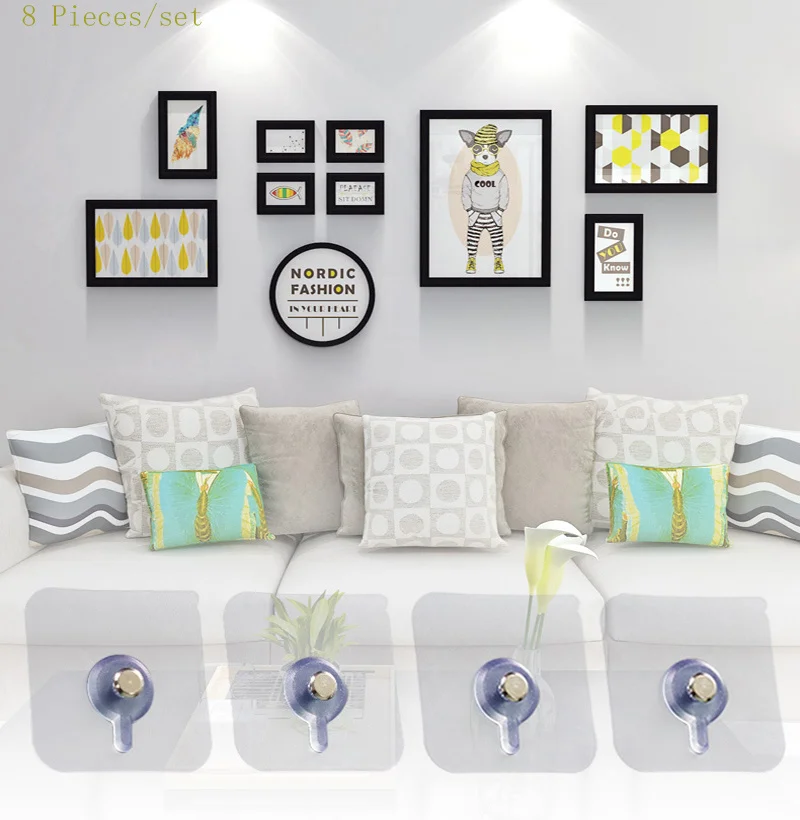 8 шт набор для вышивки крестом настенная живопись отверстие крюк самоклеющиеся