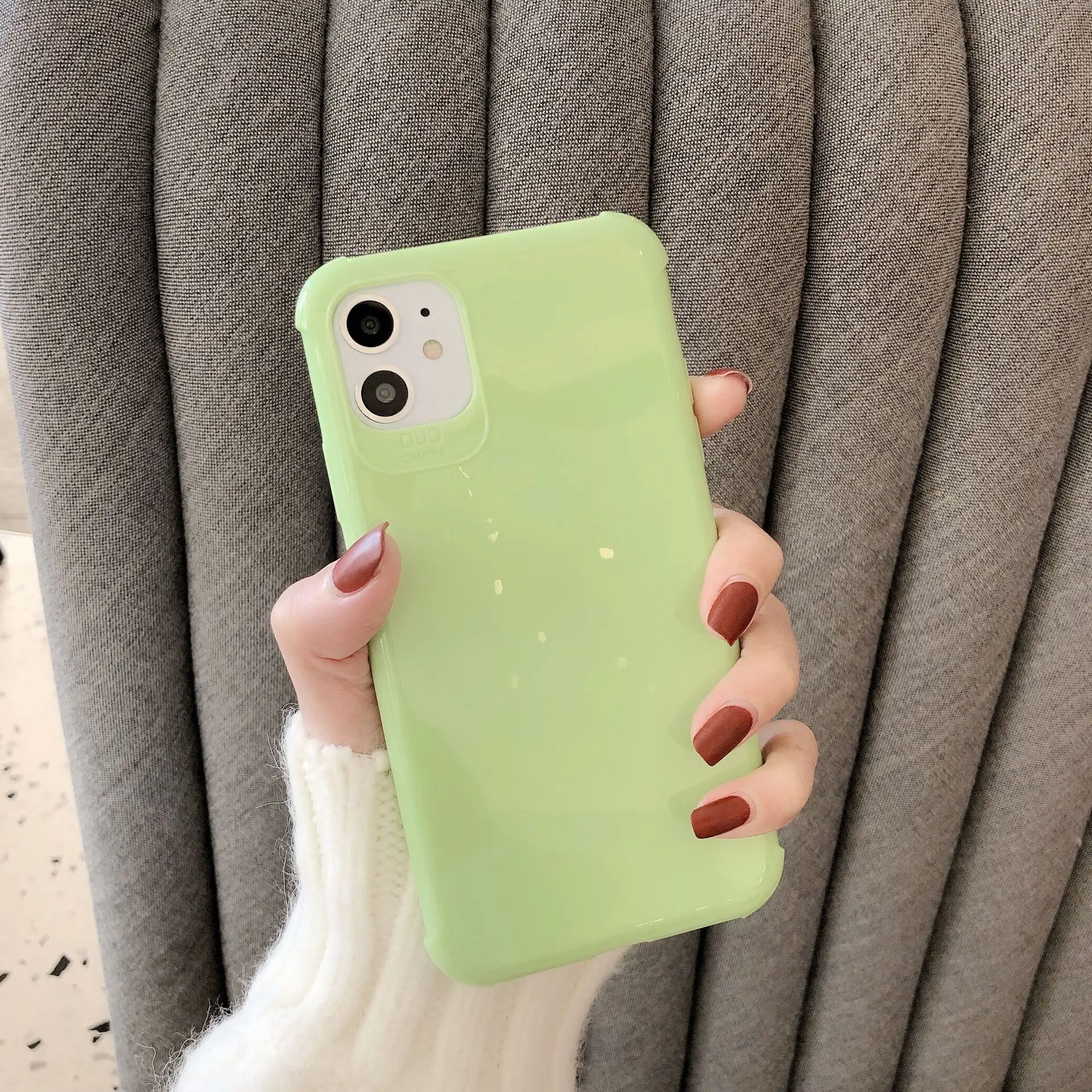 Минимальный чехол для телефона iphone 11 Pro Max полноразмерный Ударопрочный Мягкий XS XR