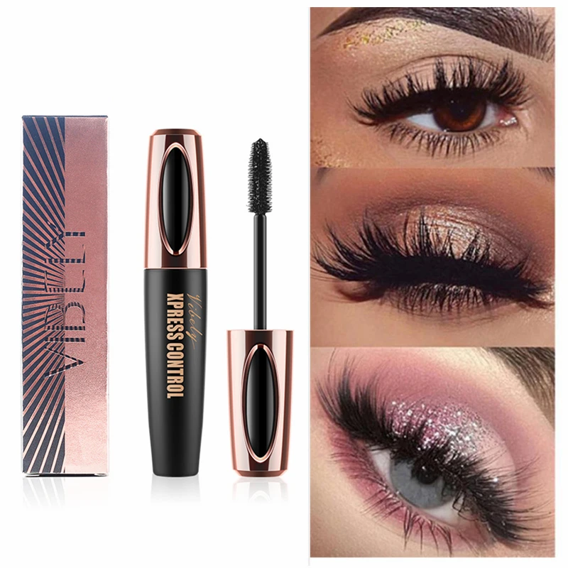 

1pcs 4D Silk Fiber Lashes Eyelash Mascara Quick Dry Waterproof Rimel Maquiagem Thick Lengthening Eyelash Extension Mascara