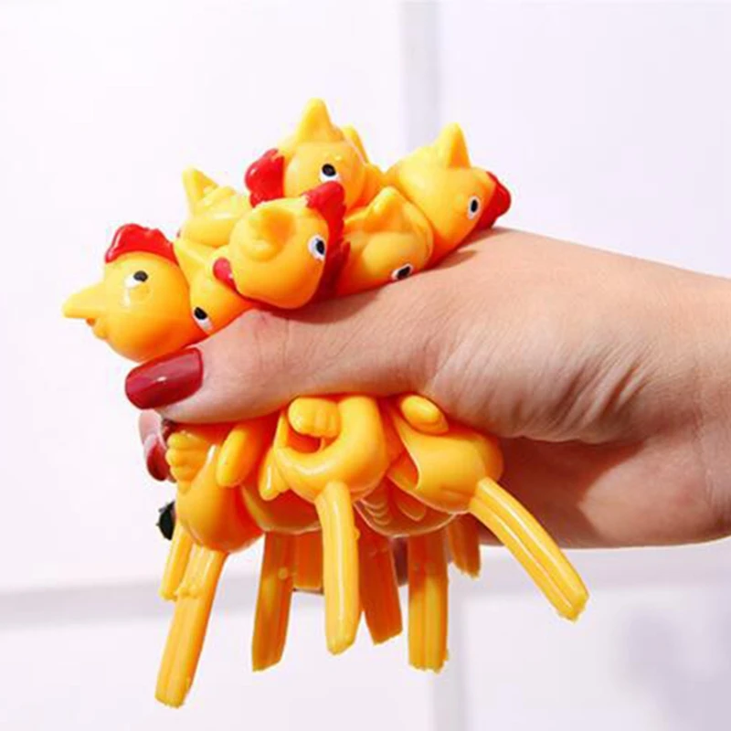 Рогатка курица Летающая Flingers стресс Забавные игрушки Турция забавные вечерние