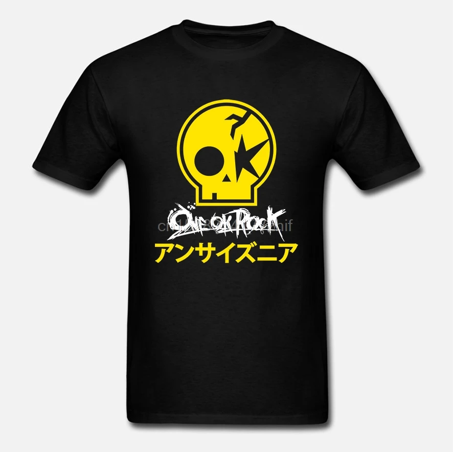 One Ok Rock летняя футболка Funko Pop одежда для мужчин с круглым вырезом из хлопка