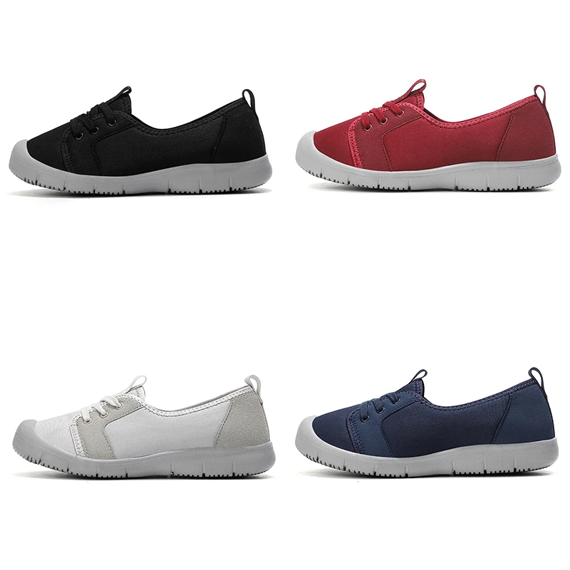 STRONGSHEN  Women’s Casual Flats Shoes Ladies Shoe Casual Lace-up Women Sneakers Lightweight Female Loafers Walking Footwear