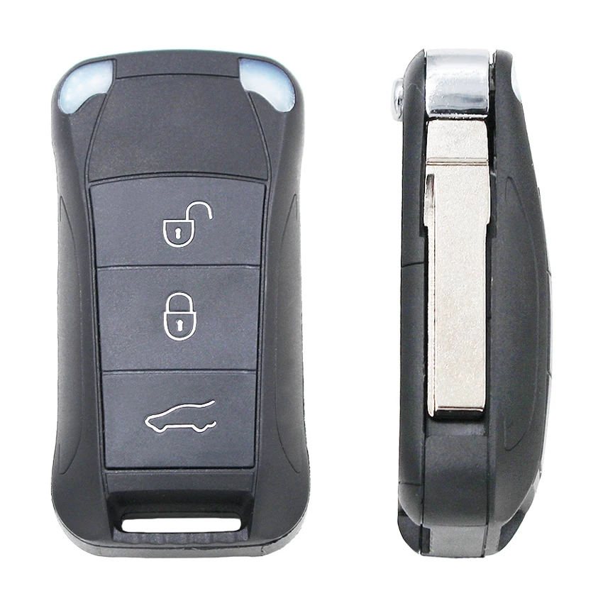 3 кнопочный пульт дистанционного управления брелок 433 МГц для Porsche Cayenne 2004 2012 с