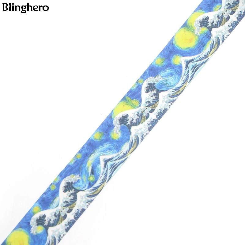 Blinghero Kanagawa Wave 15 мм X 5 м Прохладный Васи кран рукоделие изоляционная лента клейкие