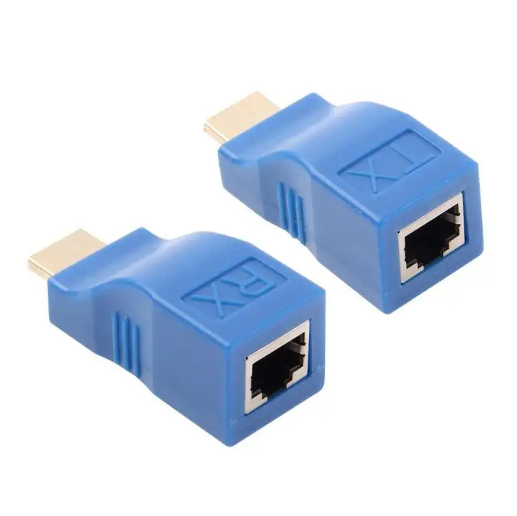 Самый новый HDMI удлинитель передатчика TX/RX 1 пара 30 м V1.4 1080P 4K x 2K по Cat5e CAT6 RJ45 Ethernet