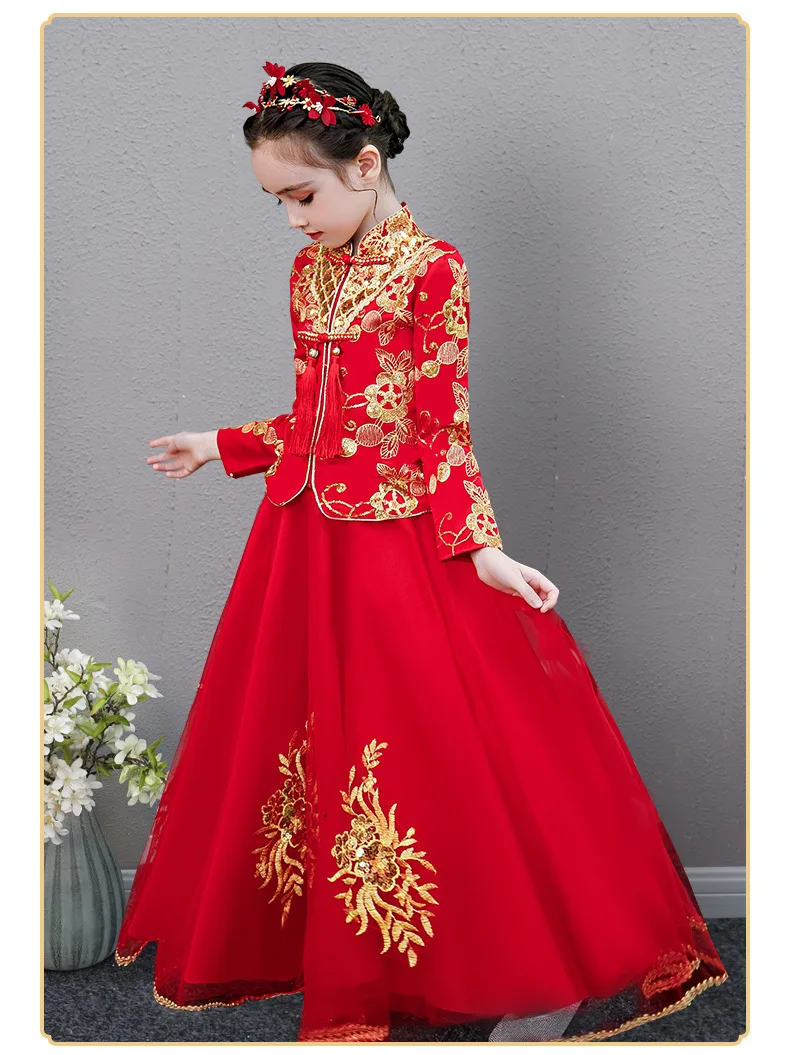 Платье принцессы для девочек элегантные вечерние туфли красоты платье с