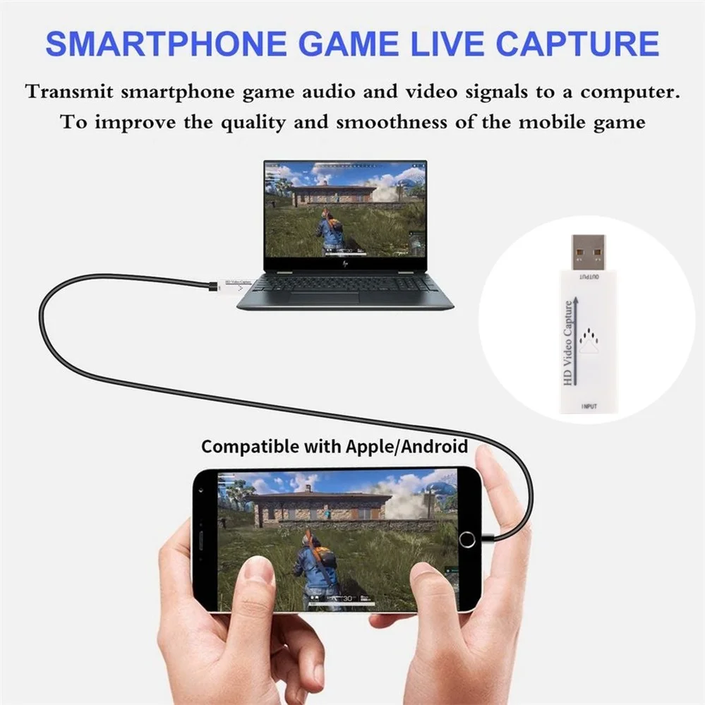PzzPss Mini HD 1080P HDMI к USB 2 0 Карта видеозахвата игровая запись коробка для компьютера