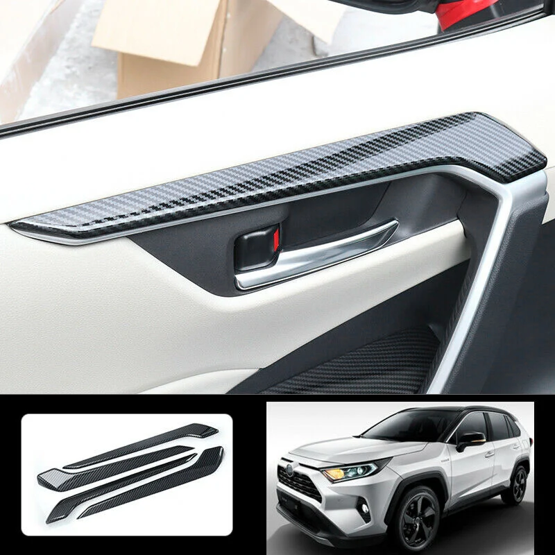 

4 шт., внутренняя панель подлокотника для Toyota RAV4 2019 2020