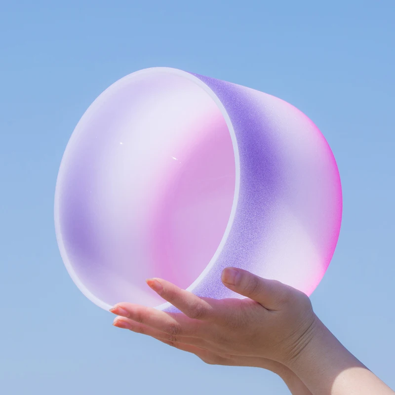 440 Гц 8 &quotB корона фиолетовый розовый Чакра кварцевый Поющая чаша | Спорт и