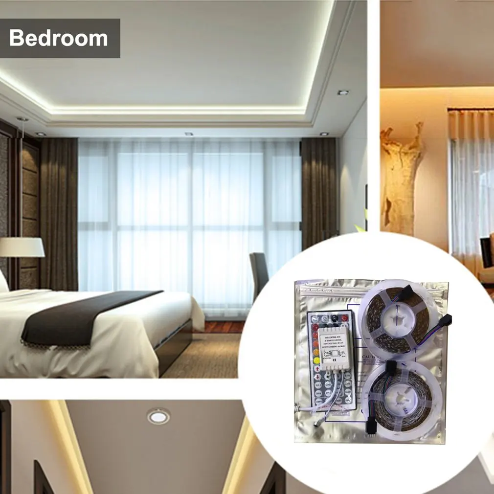 1 комплект 2x5 метров/1 рулон 2017 Профессиональный 600 светодиодный s 3528 SMD RGB