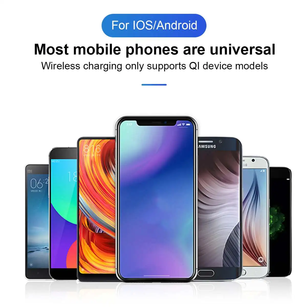 

Wireless Mobile Phone Charger Bakeey Wing Folding Mechanical Wing Angel Wing Wireless Car Charging Pad suitable for IOS Android