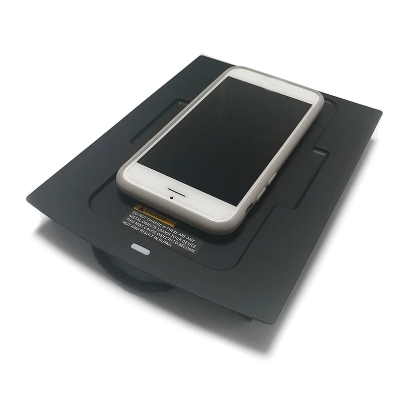 Автомобильное беспроводное зарядное устройство QI 15 Вт быстрое для телефона