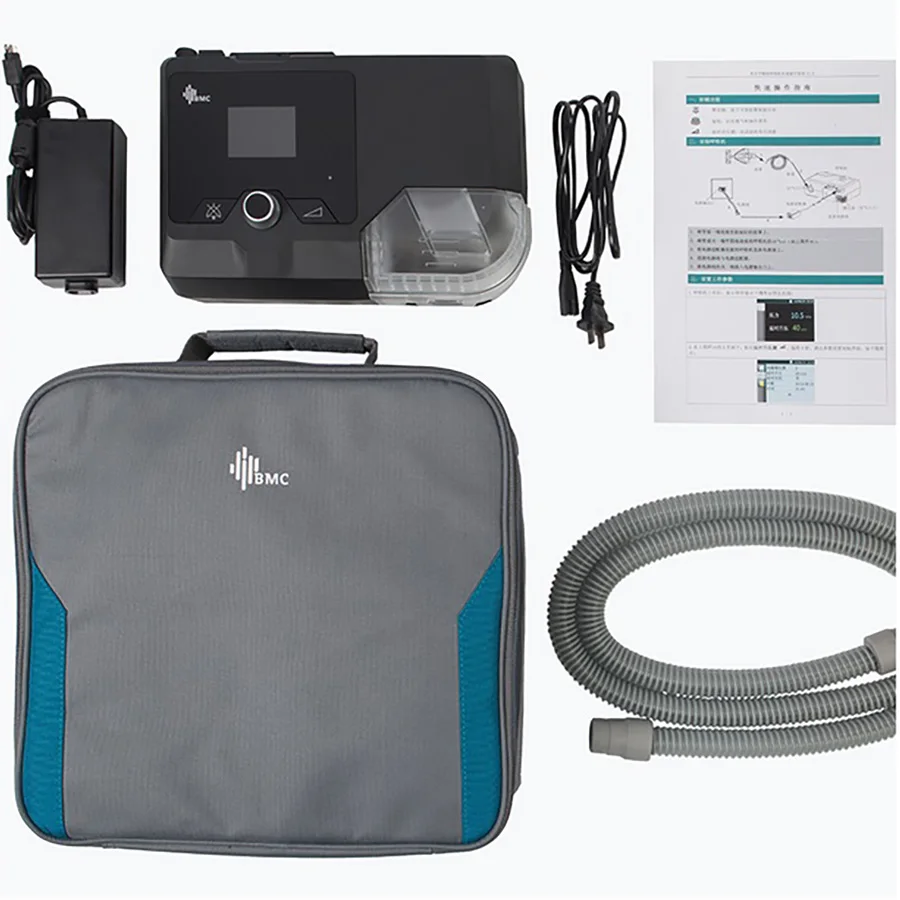 

BMC Portable CPAP Machine G2S APAP With Respirator Breathing Sleep Mask Tube Heated Humidifier Travel for Apnea Anit Snoring