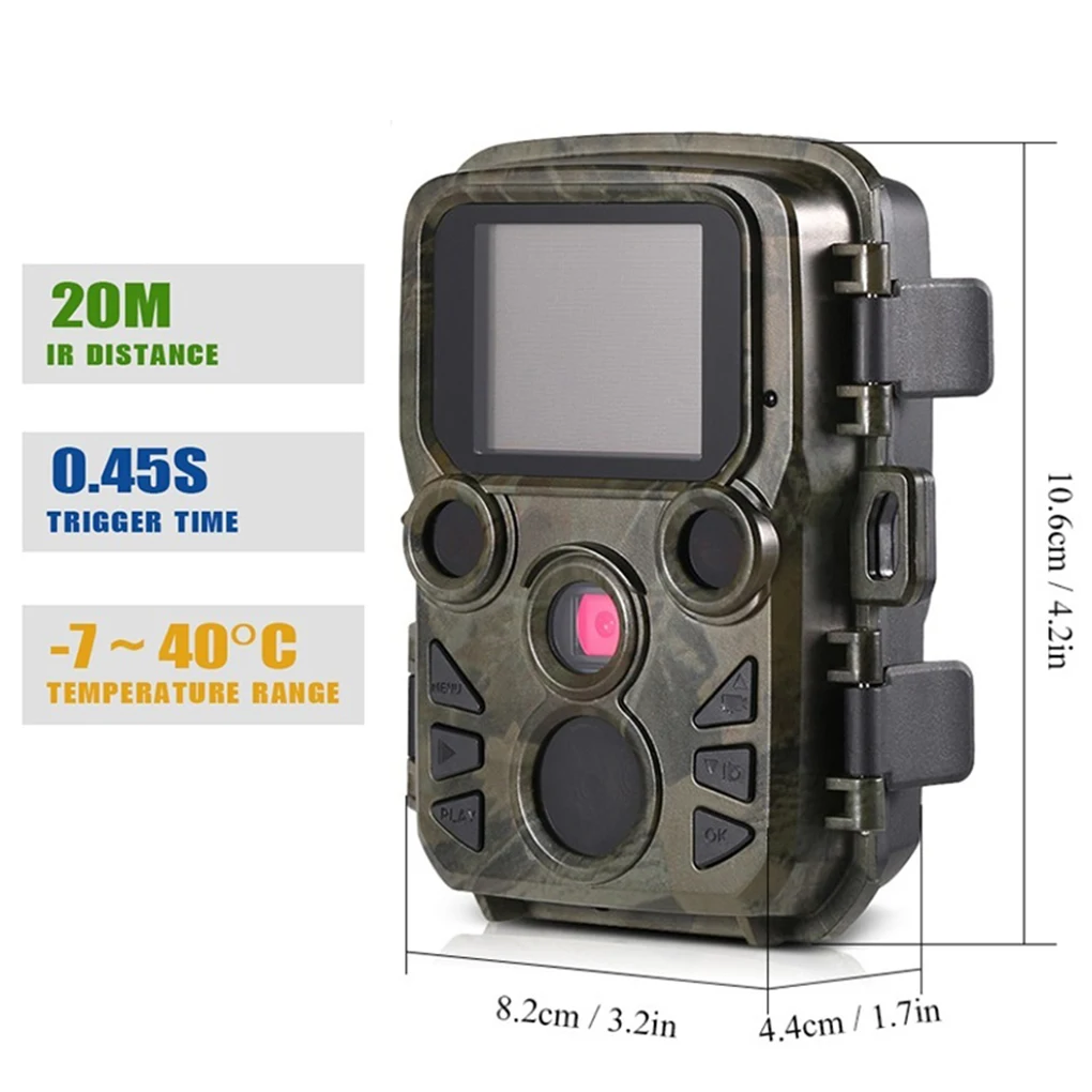 

Hunting Wildlife Camera Waterproof Full HD Motion 65 Ft Activated Infrared Night View Outdoor Camera 32GB RAM