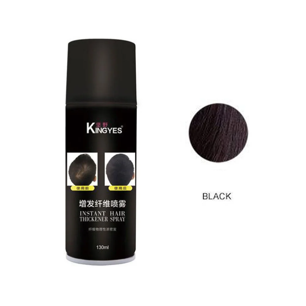 Одноразовые волокна для роста волос Кератиновый спрей выпадения белый