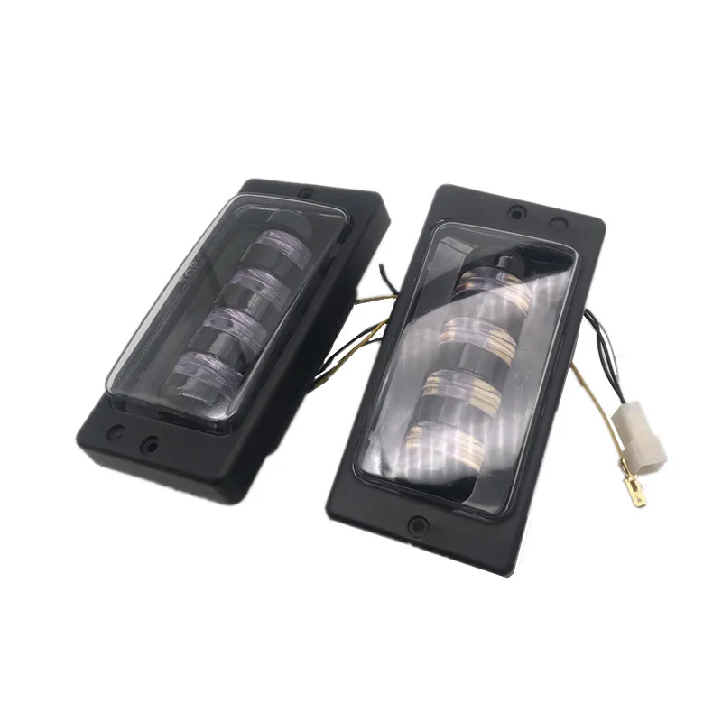 1 пара Водонепроницаемый 12V 6000K Led противотуманная фара светильник
