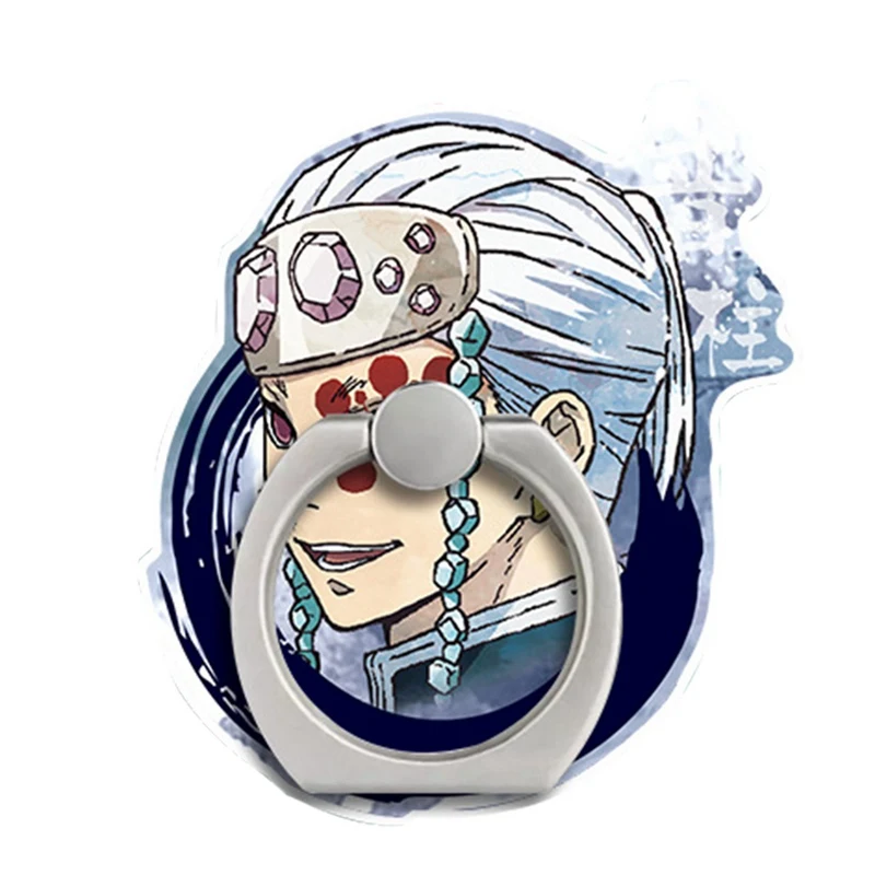 Мультфильм Demon Slayer палец кольцо Пряжка Кронштейн мобильный телефон