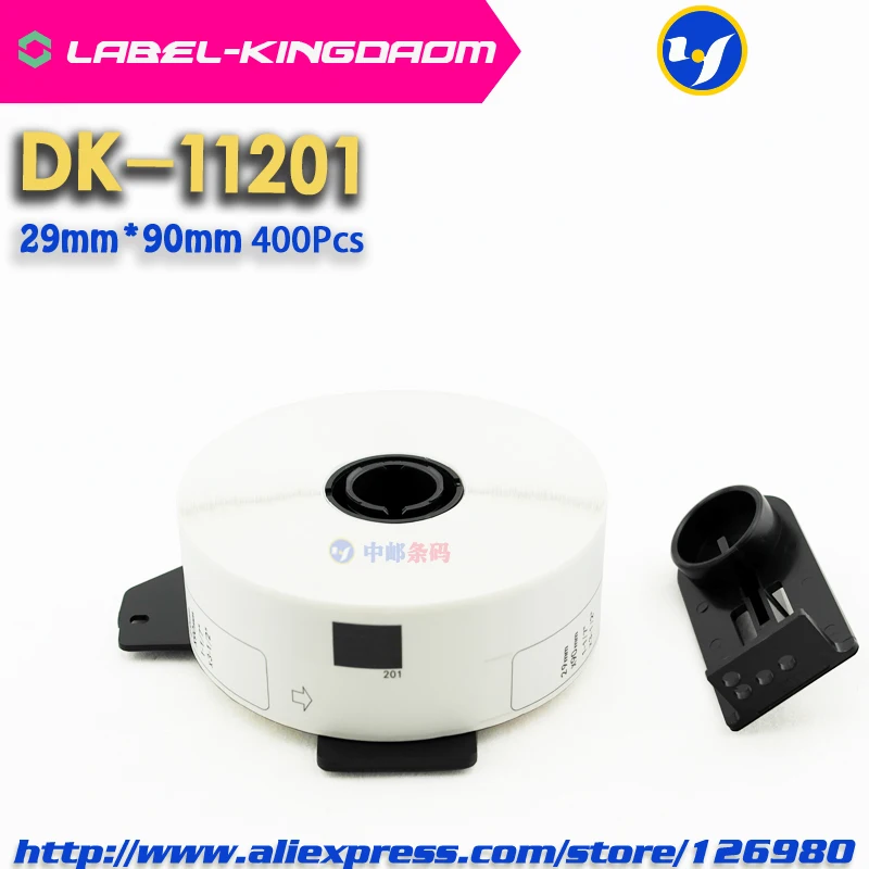 50 рулонов совместимых DK 11201 этикеткой 29 мм * 90 подходит для принтера этикеток Brother