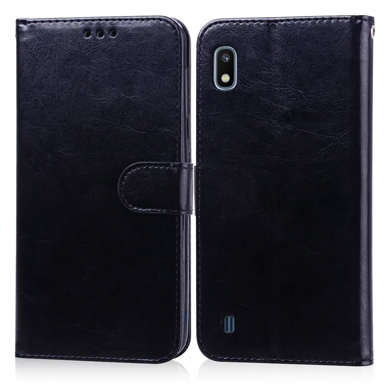 Роскошный кожаный чехол-бумажник с откидной крышкой для samsung A10, чехол для телефона samsung Galaxy A10 A 10 SM-A105F A105 A105F