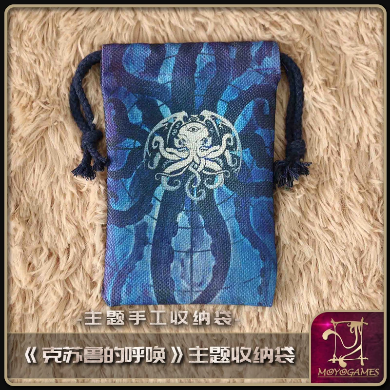 

Board game accessories theme handmade metal coin coin storage bag cloth collection pocket