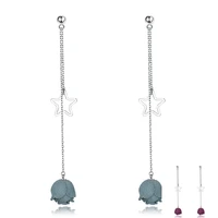 zemior hollow star 925 sterling silver drop earrings for women hanging flowers simple earring engagement fine jewelry hot sale