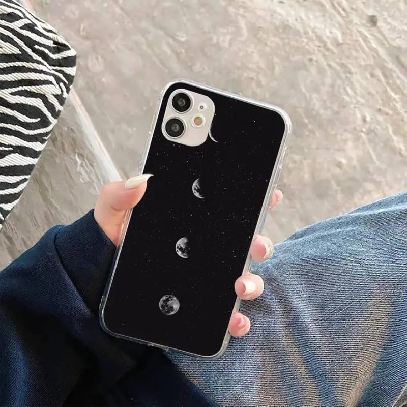 

Magic Starry Sky Phone Case Transparent for iPhone 11 12 mini pro XS MAX 8 7 6 6S Plus X 5S SE 2020 XR