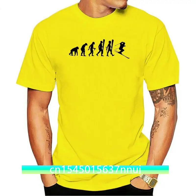 

New Sports T Shirt The Evolution Of A Ski Jumper Skiing Winter Snow Slope