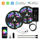 WS2811 5050 30 светодиодовм DC12V RGB Dream полноцветная светодиодная лента + WiFi светодиодный контроллер светодиодный Светодиодный комплект питания