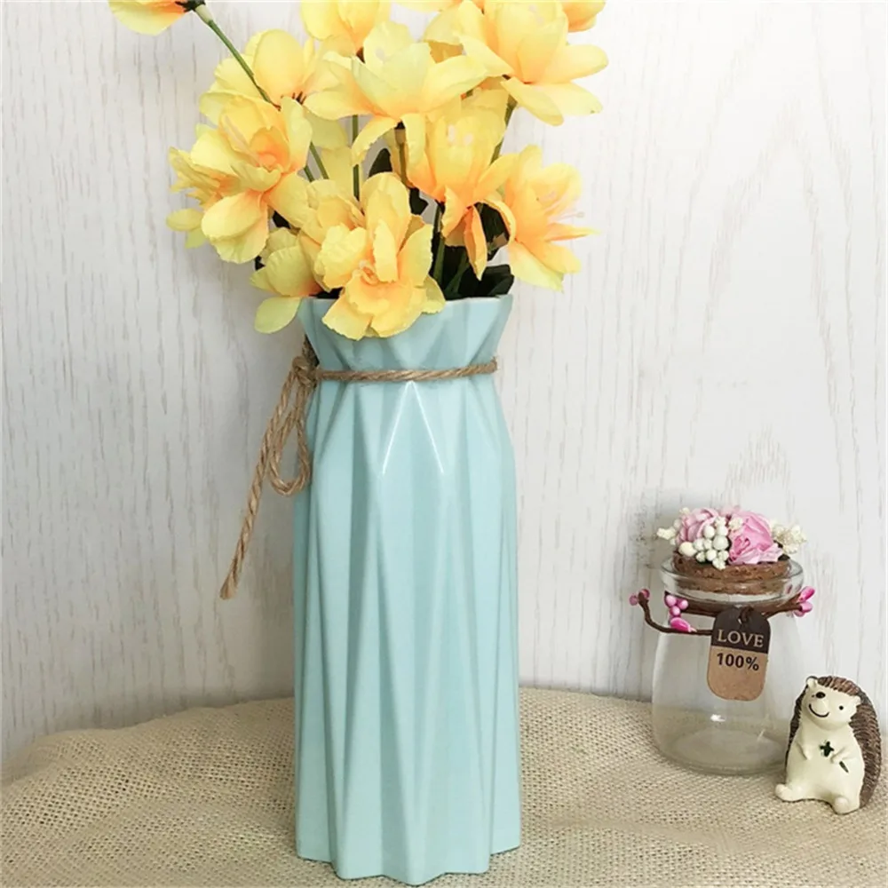 Пластиковая ваза Strongwell для оригами белый керамический цветочный горшок с