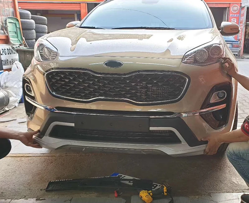 2 шт./компл. Комплект кузова переднего и заднего бампера автомобиля для KIA Sportage 2019