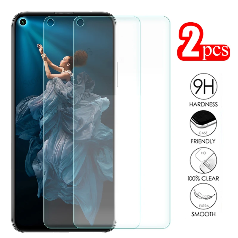 Закаленное стекло для Huawei Honor 20 защита экрана 9H 2.5D Защитное телефона Pro honor20 2 шт. |
