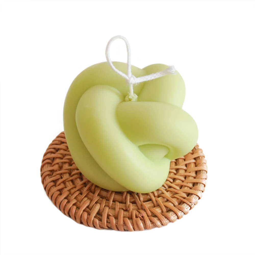 

New Braided Knot Silicone Mold Candy Soft Pottery Knot DIY Bowknot Scented Candle Molds MAGIC BALL SOAP MOULDS