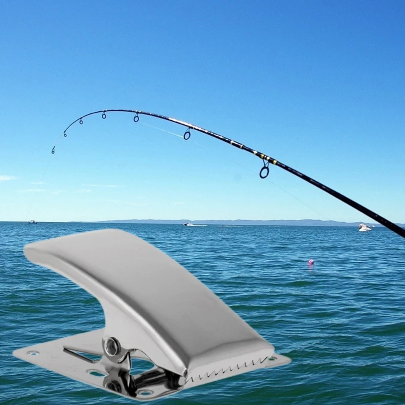 

Protable Stainless Steel Fillet Clamp Deep-jaw Fish Tail Clip with Mounting Base