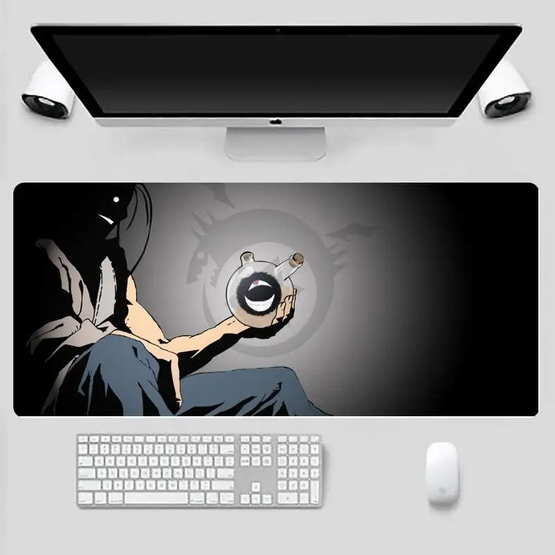 

Anime Fullmetal Alchemist Cartoon Comfort Mouse Mat Gaming Protect Game Office Work Mouse Mat pad X XL Non-slip Laptop Cushion